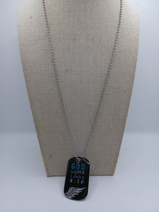 God Is love 1 John 4:16 Necklace