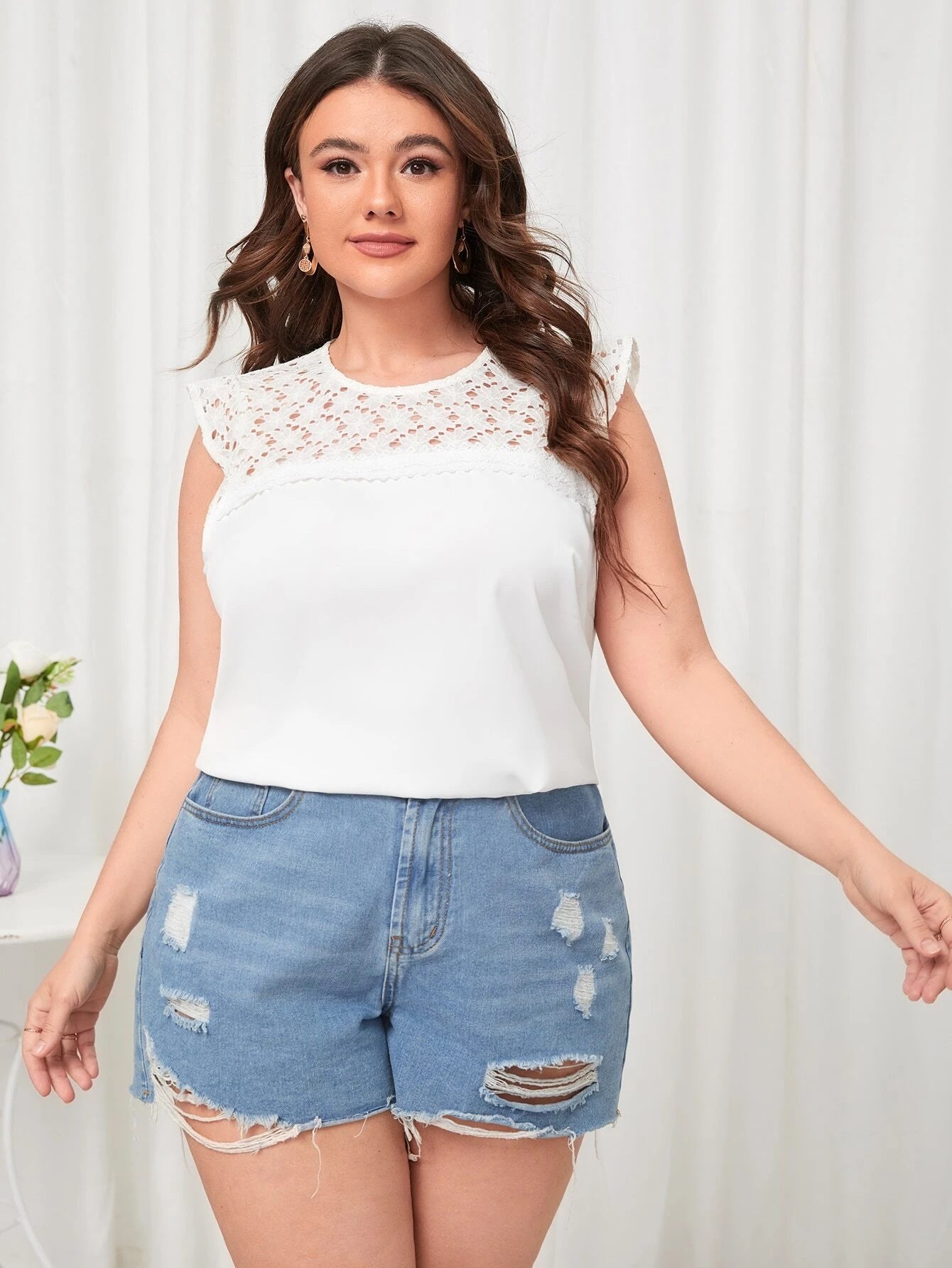 White Lace Top