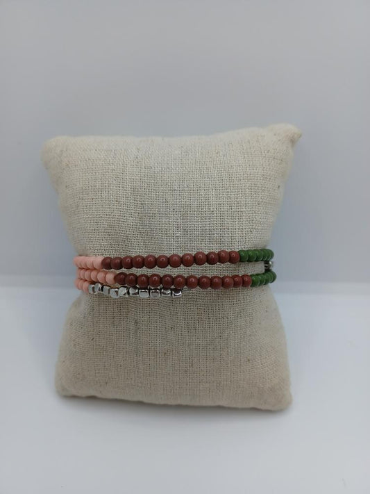 Multicolor Coil Wrap Bracelet