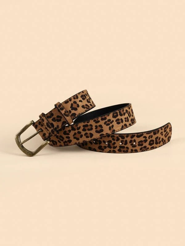 Leopard Print Belt