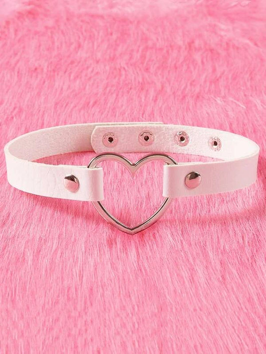 White Choker Necklace