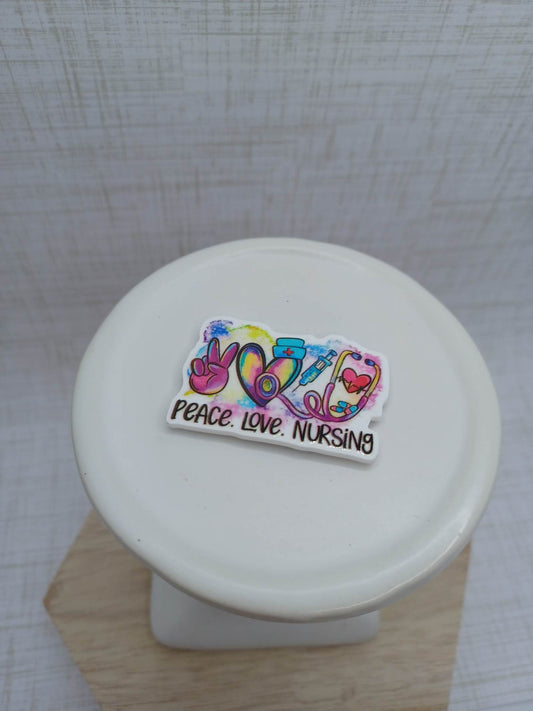 Peace Love Nursing Magnet