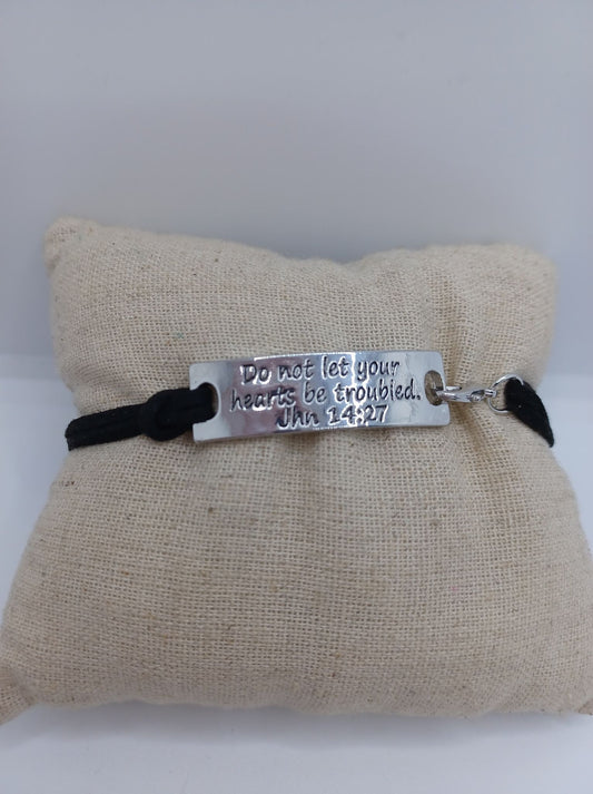 Do Not Fear, For I am with you Isa 41:10 Inspirational Bracelet