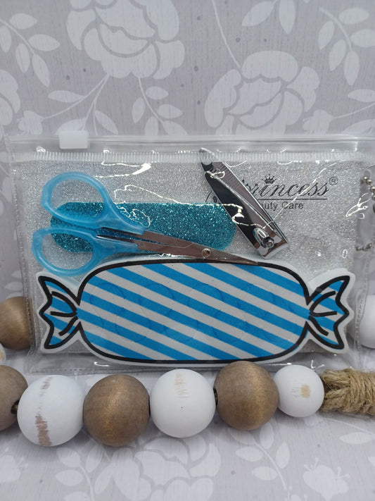 Blue Pedicure/Manicure Set