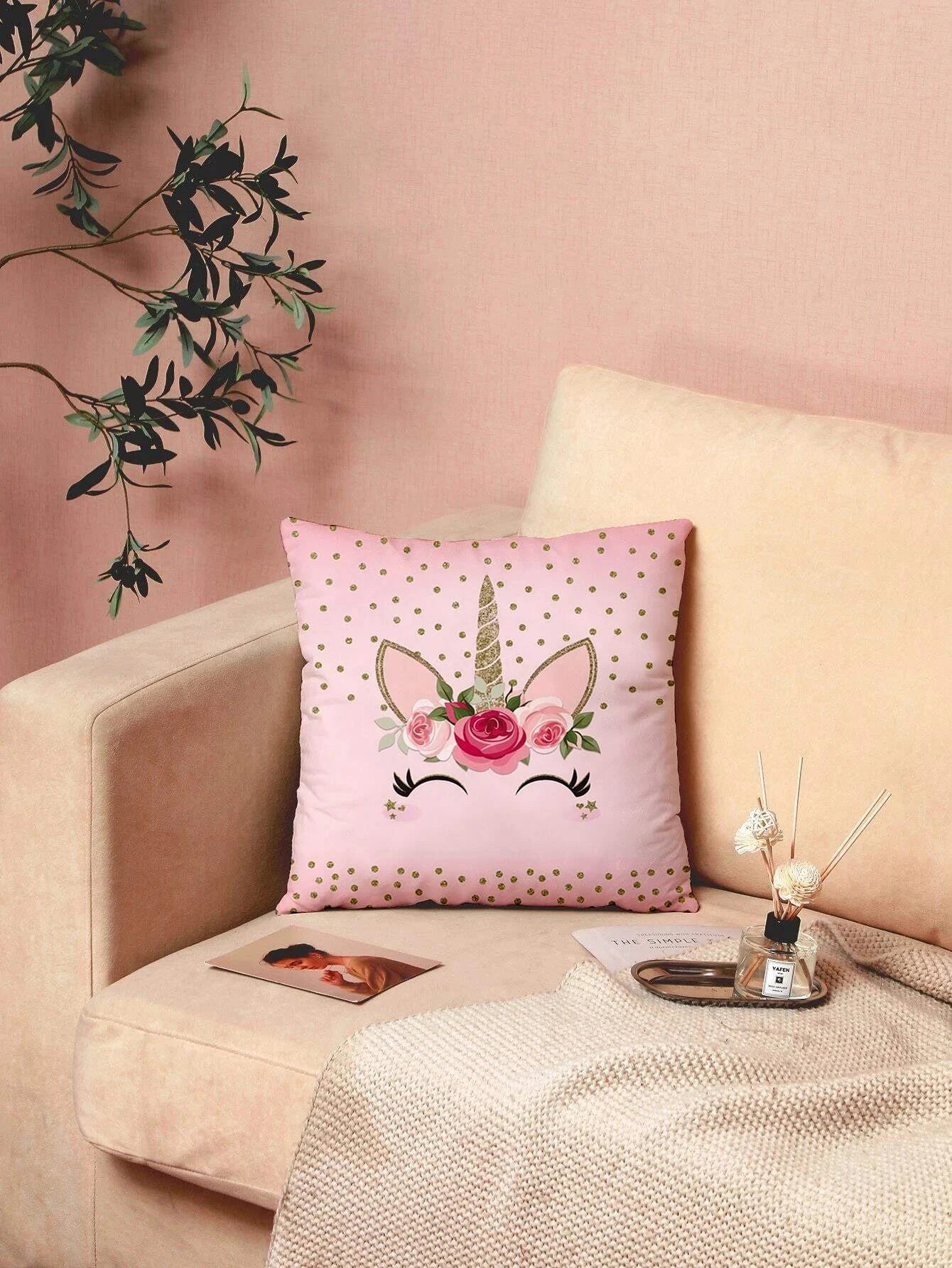 Unicorn Pillow Cover