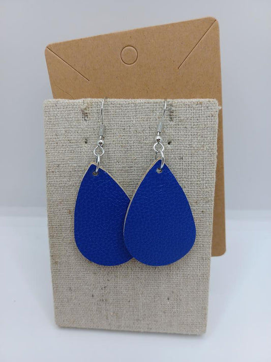 Blue Teardrop Earrings