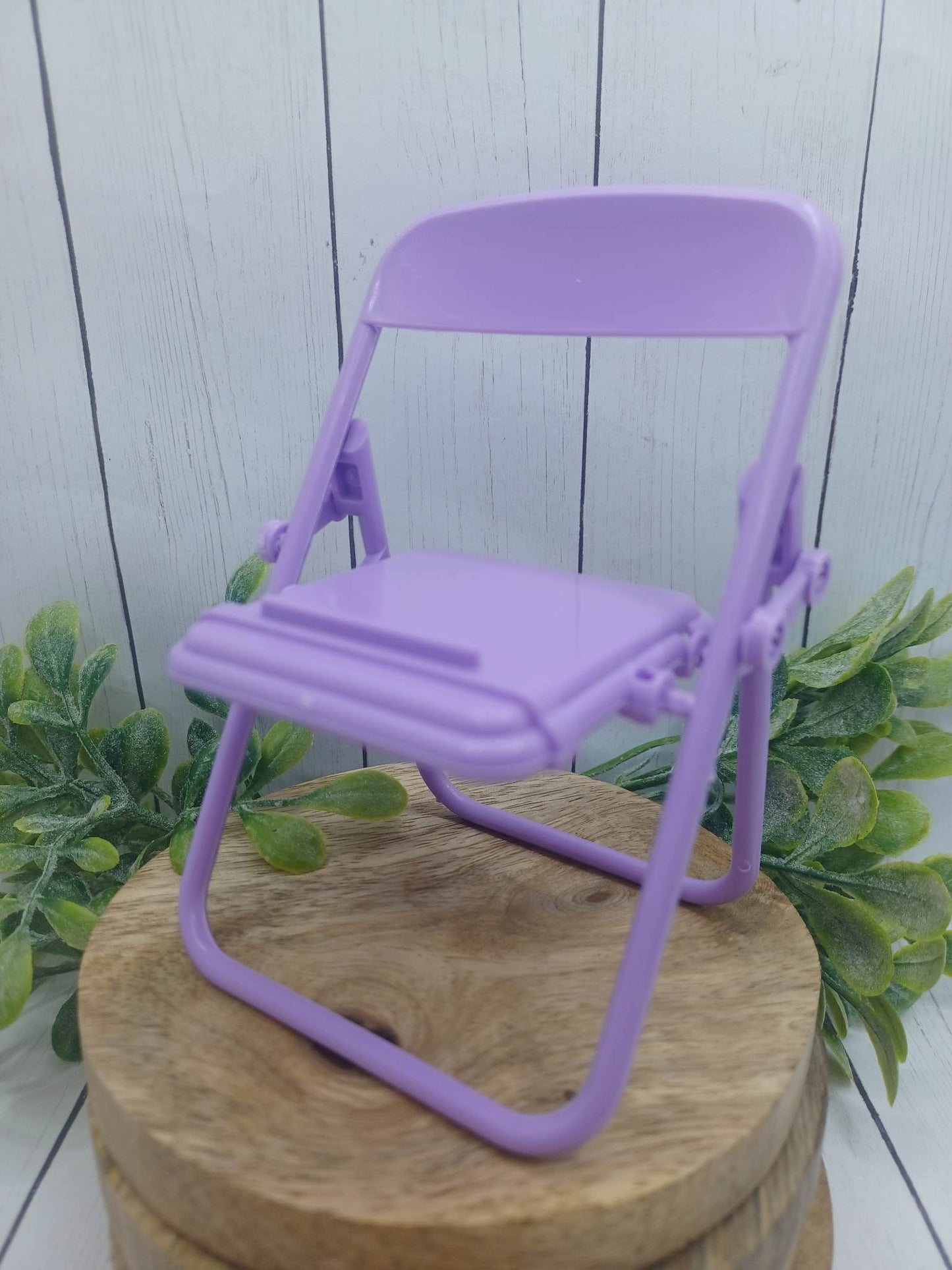 Purple Chair Phone Stand Accessory