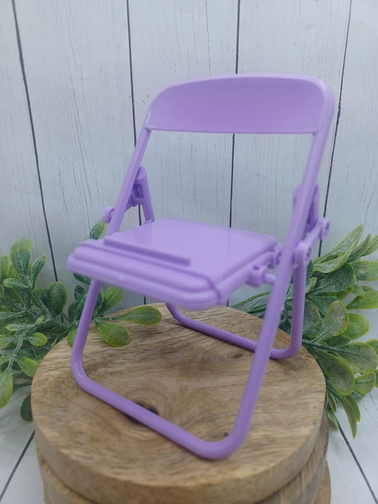 Purple Chair Phone Stand Accessory