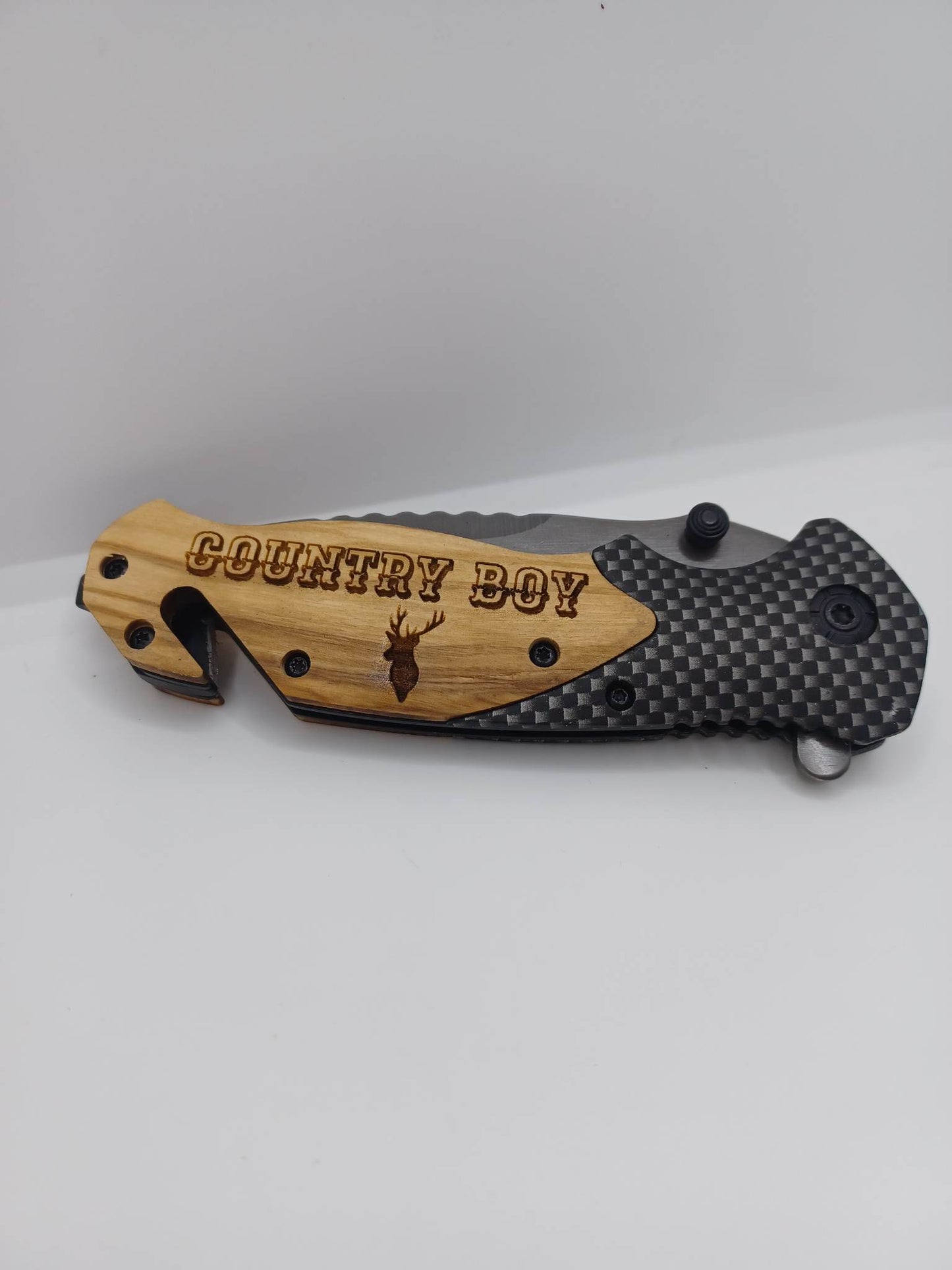 PREORDER - Country Boy Engraved Utility Knife