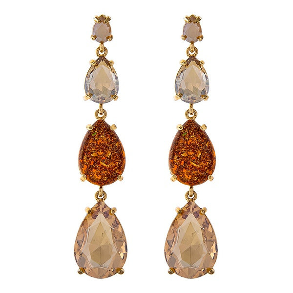 Tear Drop Shaped Earrings (Avail. in 3 colors)