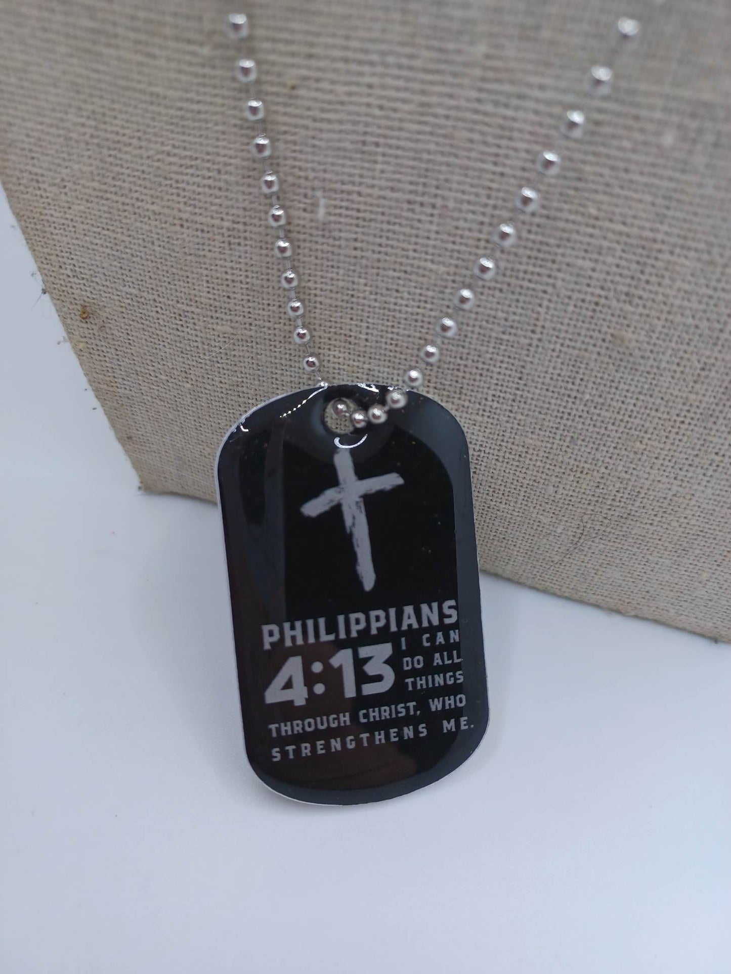 With God Nothing Shall be Impossible Like 1:37 Necklace
