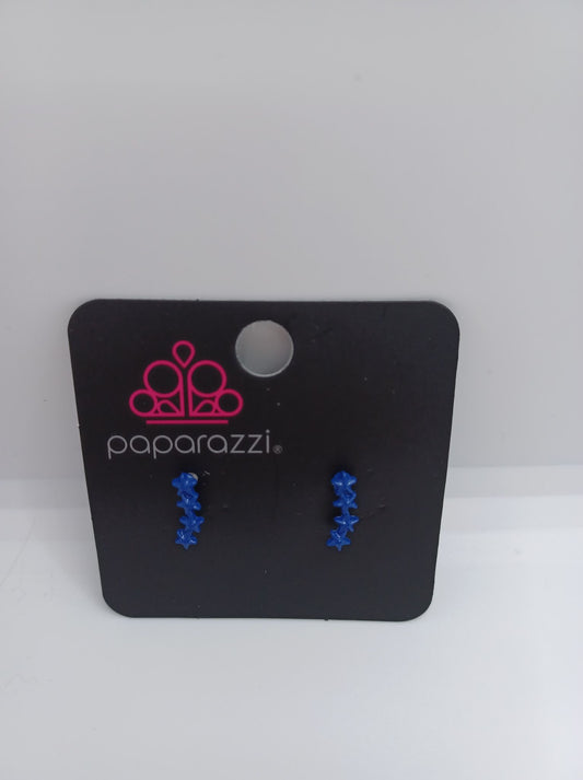 Blue Star Earrings