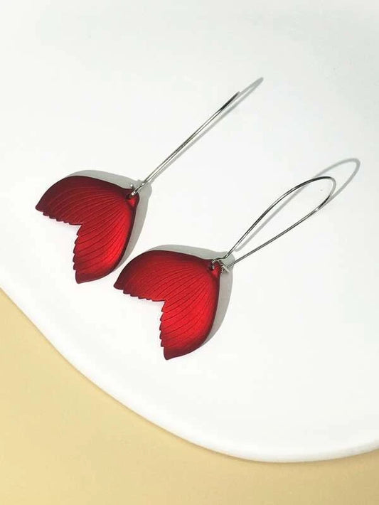 Mermaid Tail Hoop Style Earrings