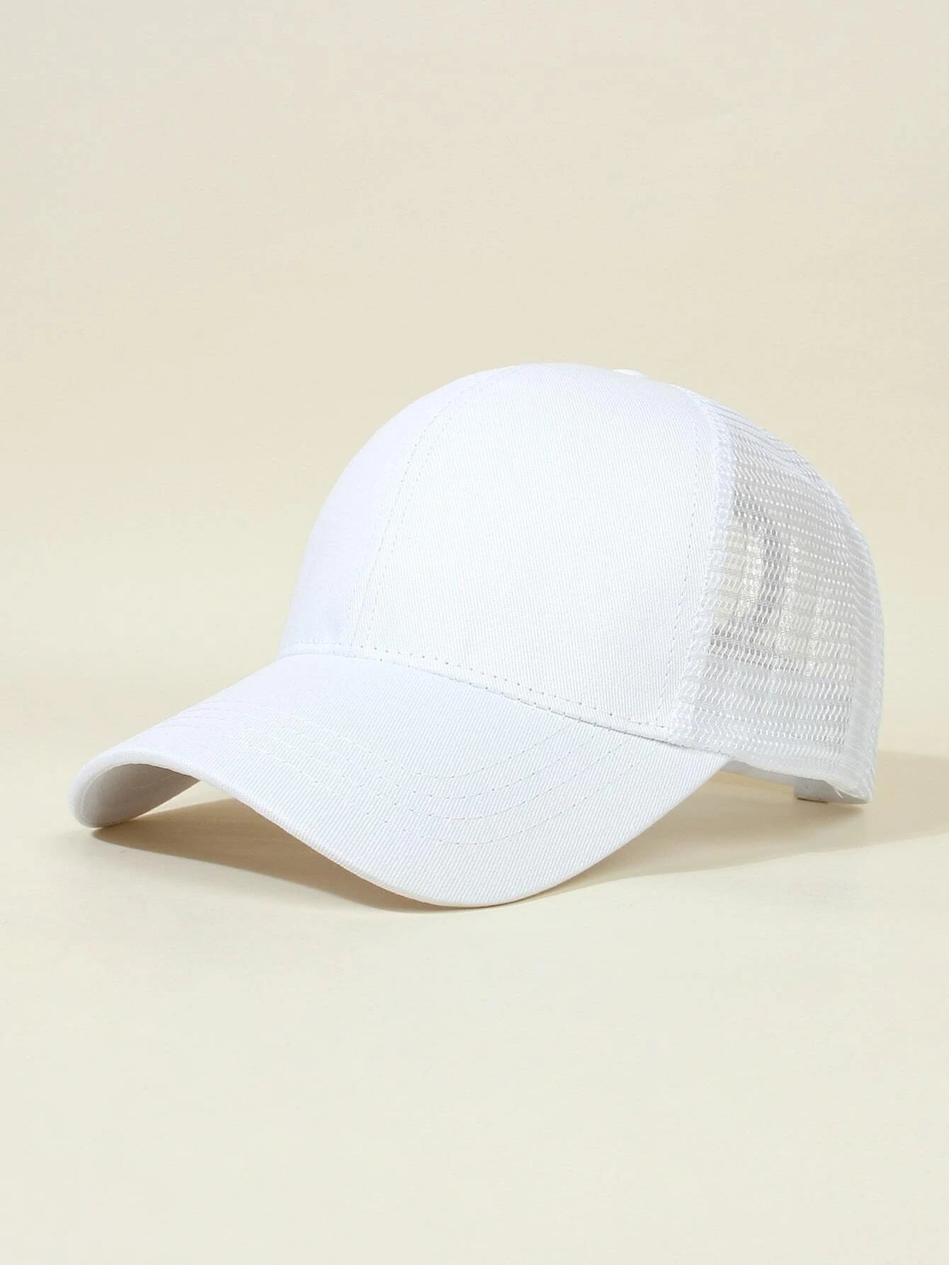 White Hat w/ Ponytail Opening