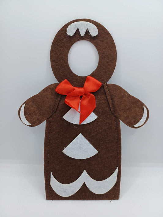 Dark Brown Gingerbread Doll Outfit