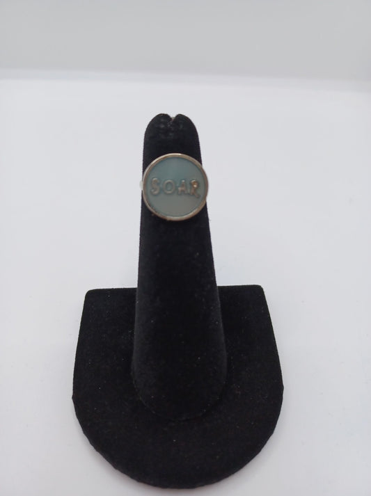 Grey "Soar" Ring