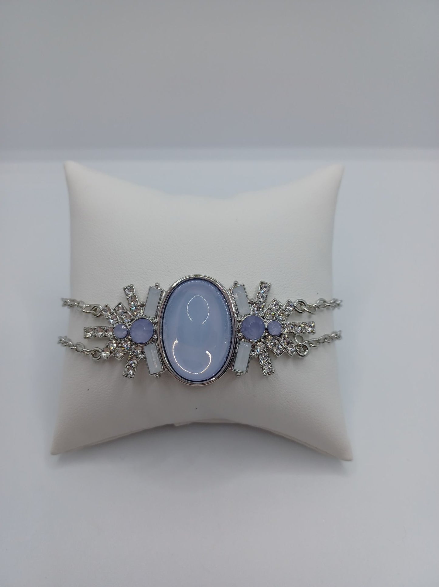 White & Blue Opal Stoned Bracelet/Anklet