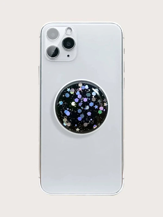 Chunky Black w/ Glitter Mobile Phone Accessory