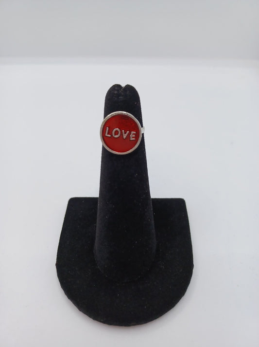 Red "Love" Ring
