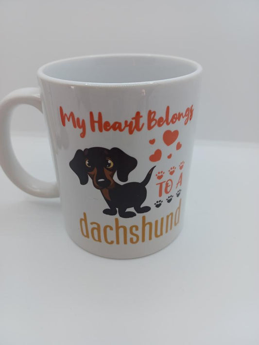 My Heart Belongs to a Dachshund Coffee Mug