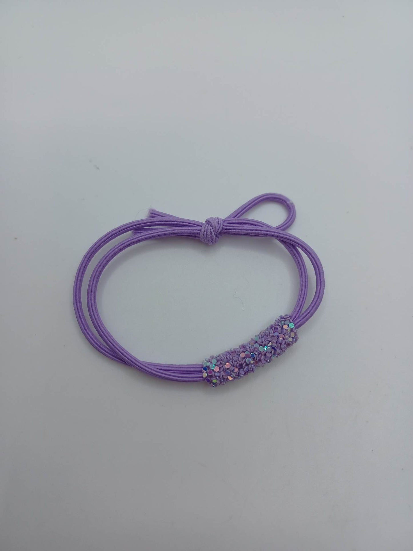 Purple Stretch Style Bracelet w/ Druzy Accent