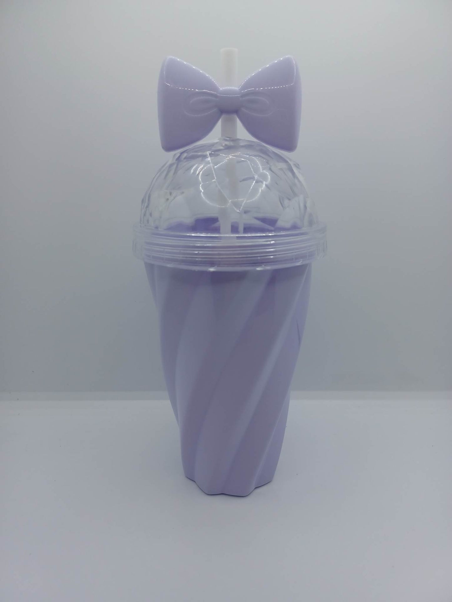 Purple Candy Girl cup w/ Straw - 16oz