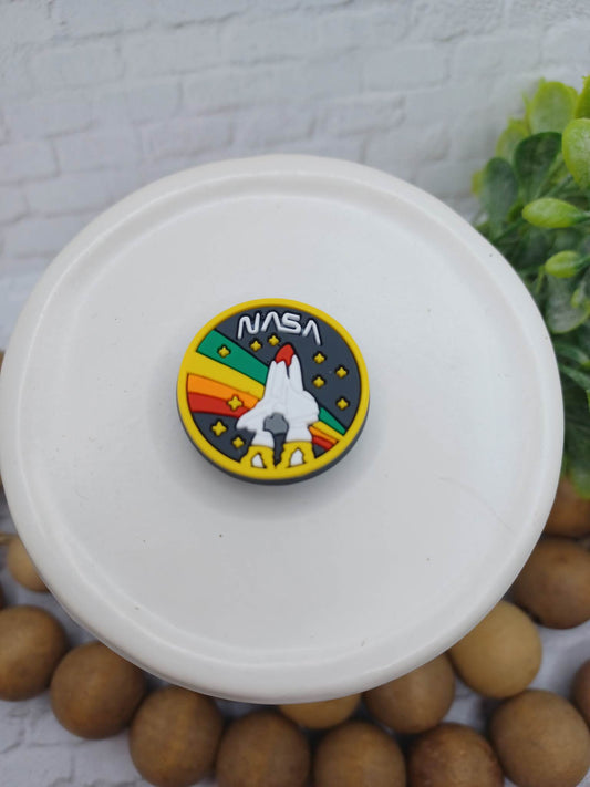 Rocket Ship Shoe Charm Accessory
