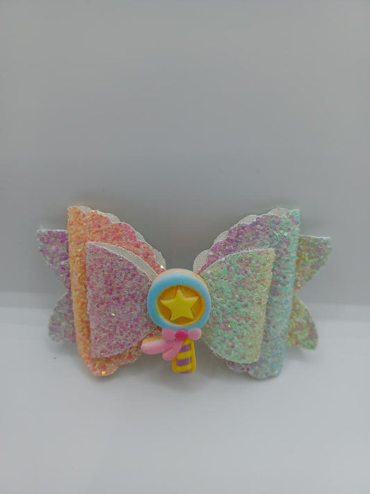 Glitter Hair Accessory w/ Lollipop