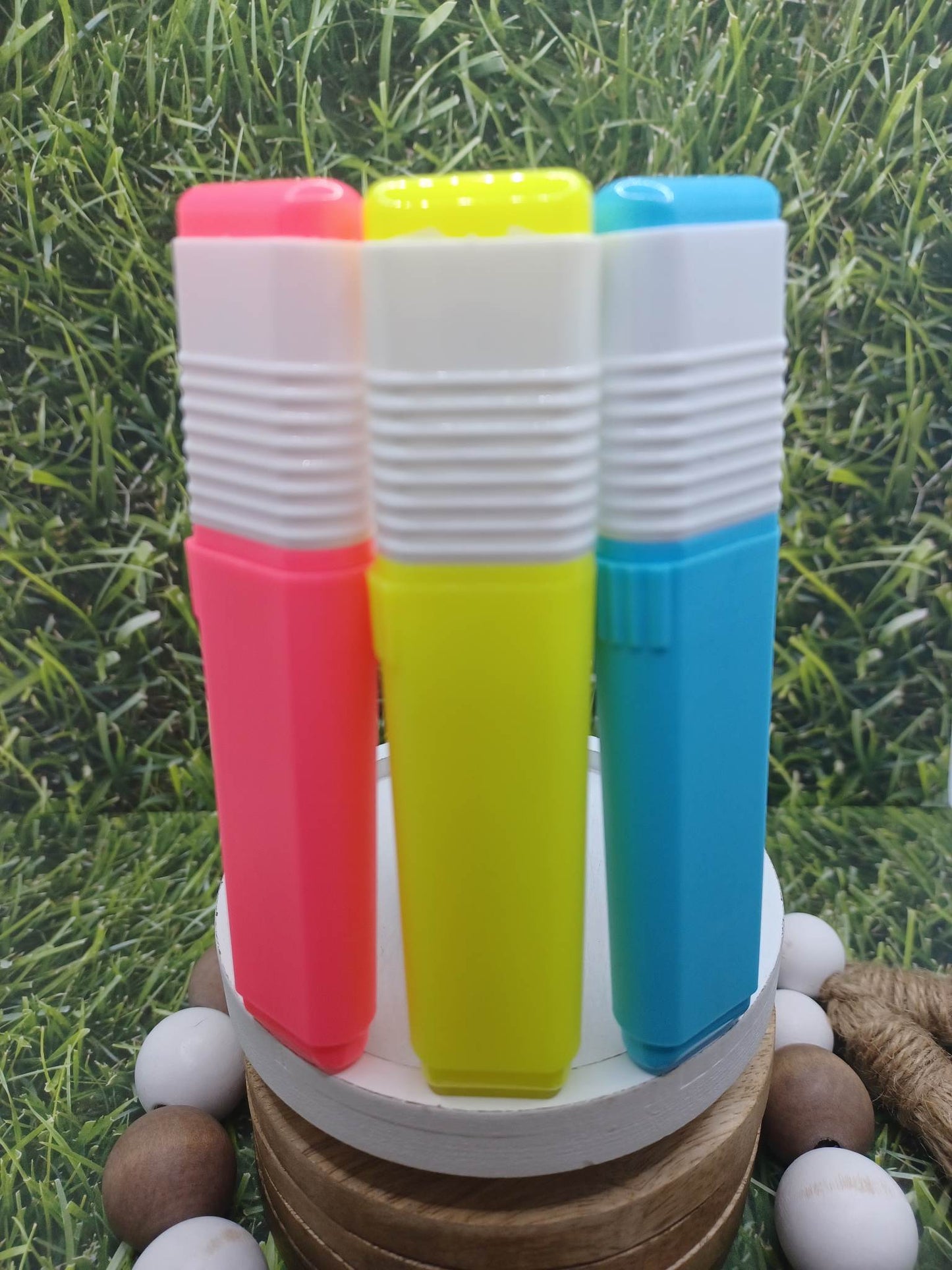 Pink, Yellow, & Blue Highlighter Set