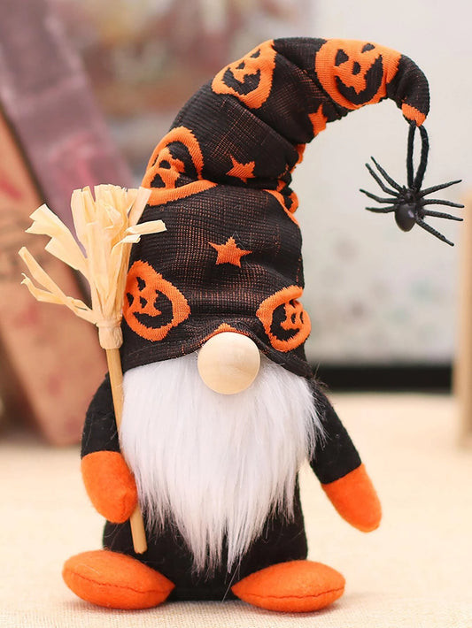 Jack O' Lantern Gnome Decoration