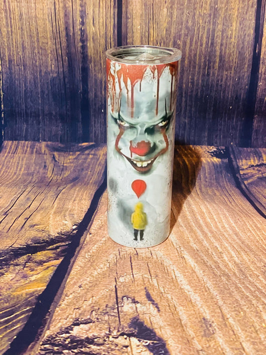 PRE ORDER - Clown Halloween Tumbler