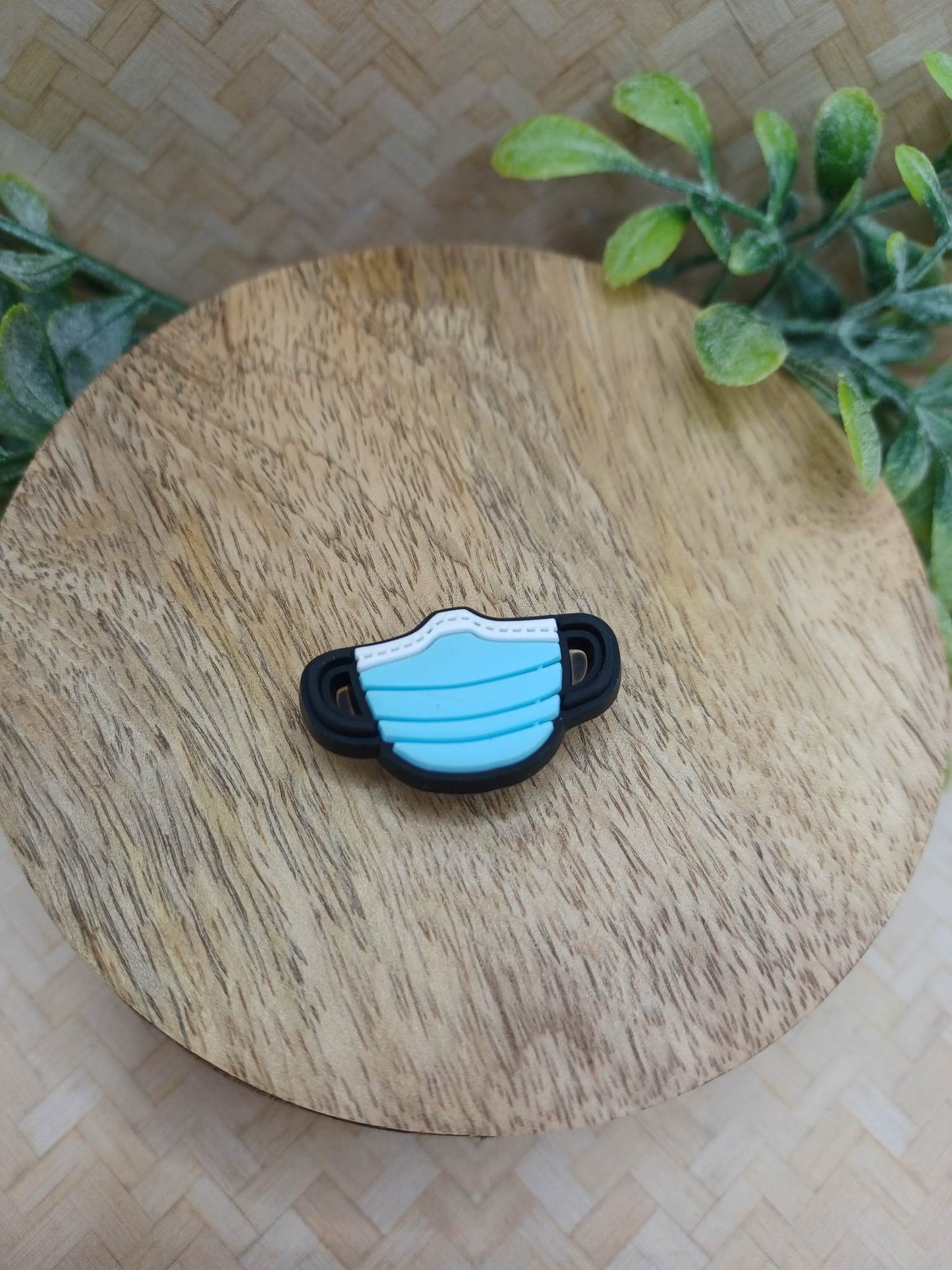 Blue Mask Shoe Charm Accessory