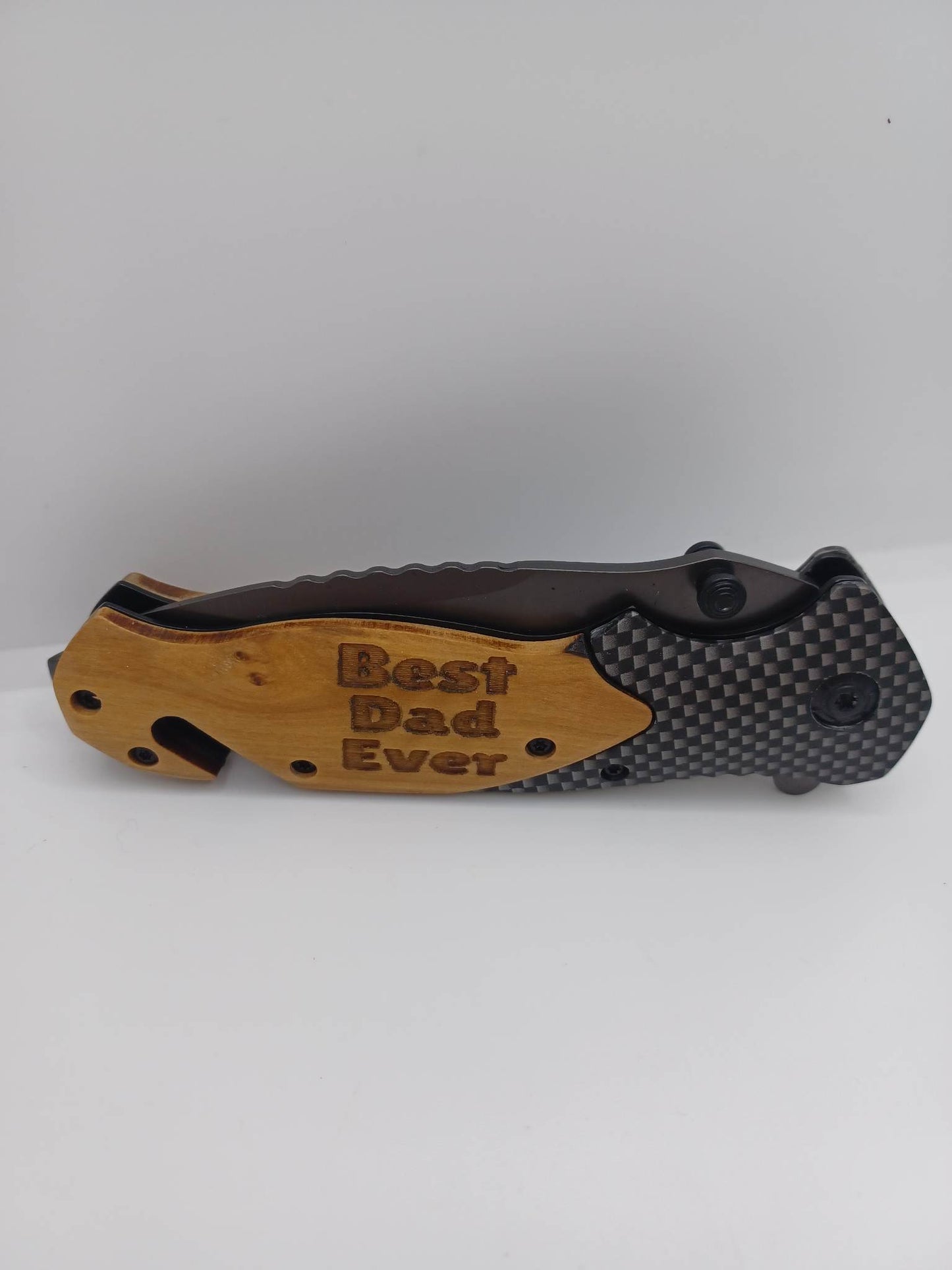 PREORDER - Best Dad Ever Engraved Utility Knife