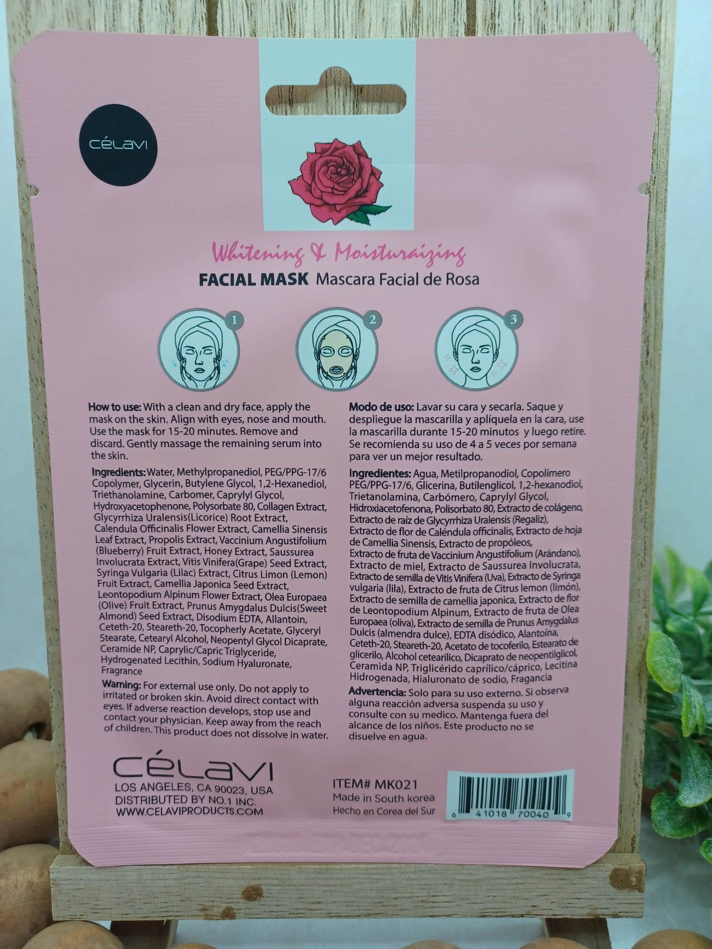 Rose Water Face Mask