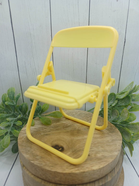 Yellow Chair Phone Stand Accessory
