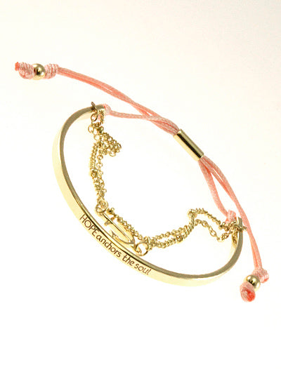Hope Anchors the Soul Bracelet