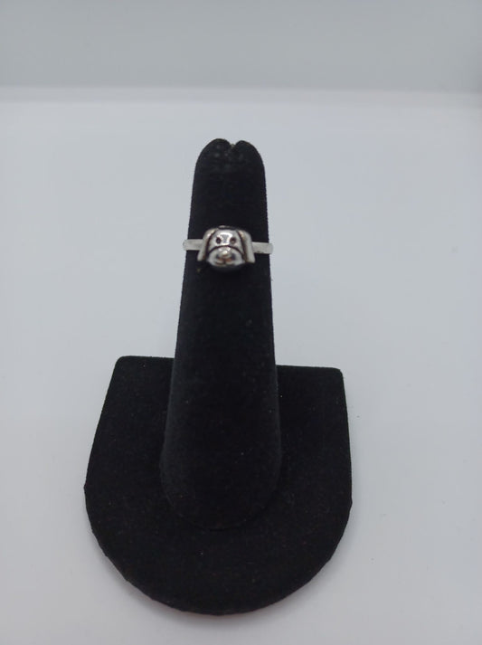 Silver Dog Ring