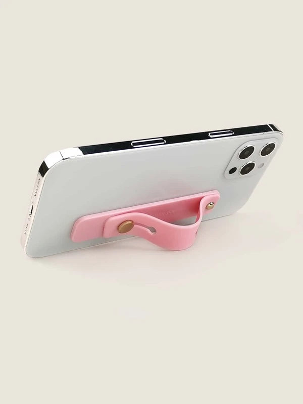Pink w/ Red Heart Push & Pull Phone Accessory