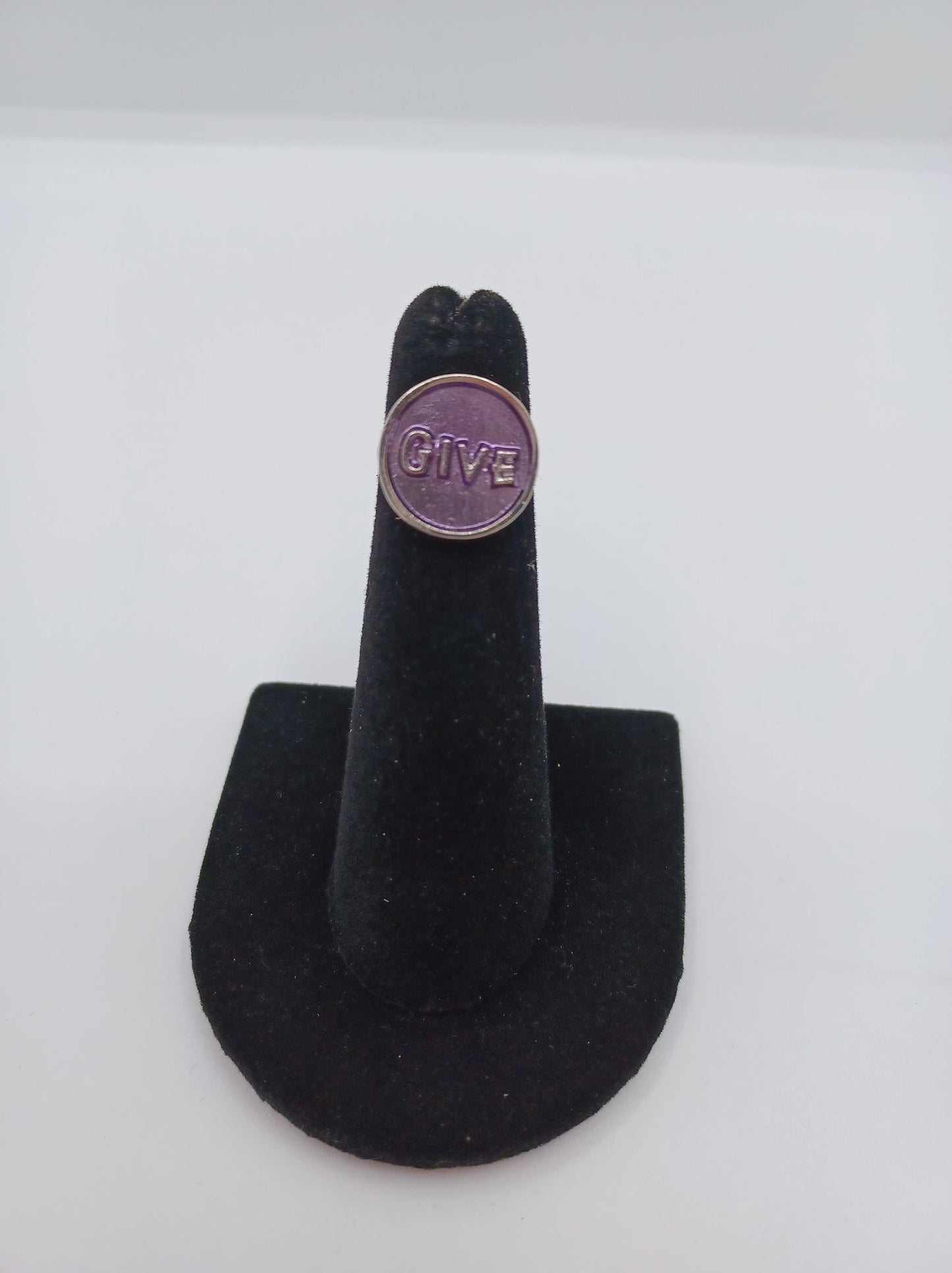 Light Purple "Give" Ring