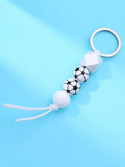 Soccer Keychain w/ Tassel