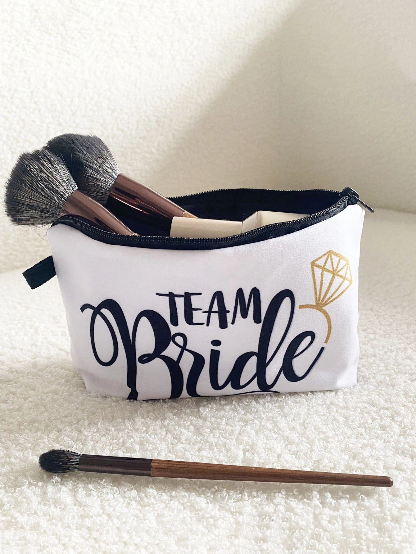 "Team Bride" Cosmetic Bag
