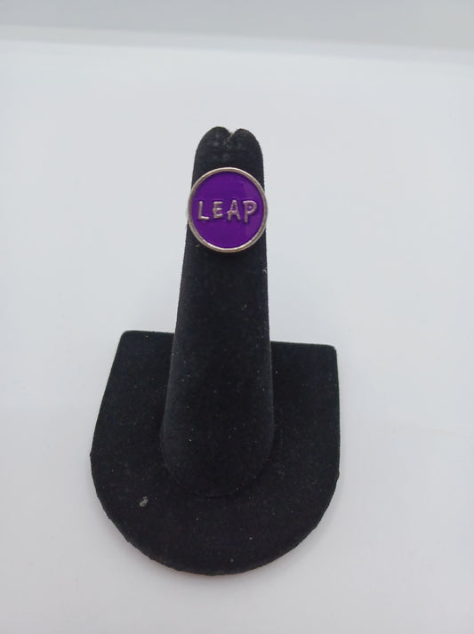 Purple "Leap" Ring