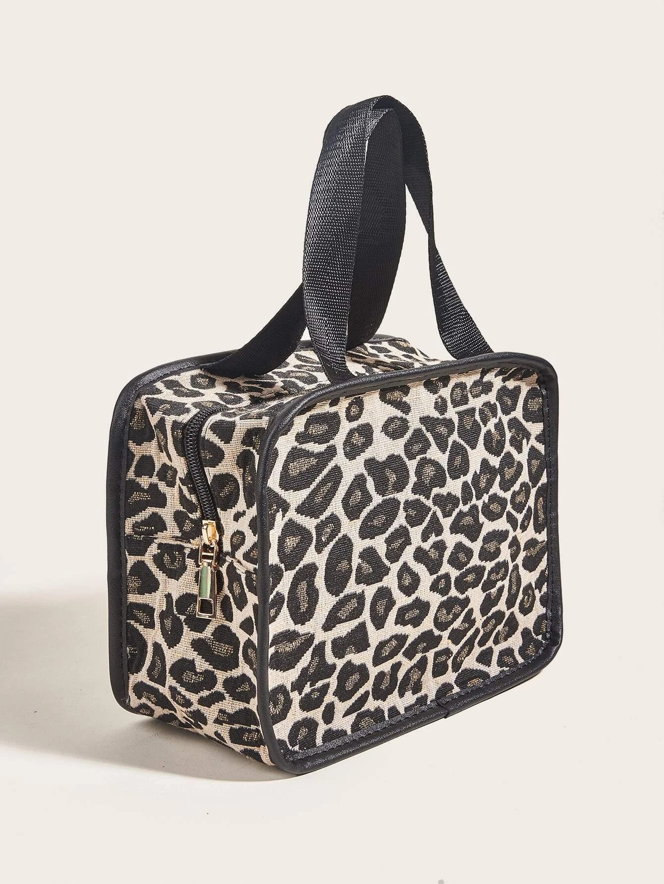 Medium Sized Leopard Cosmetic Bag