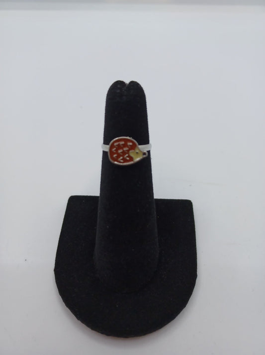 Brown Hedgehog Ring