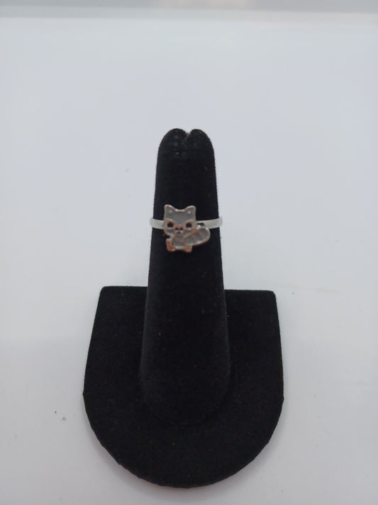 Grey Raccoon Ring