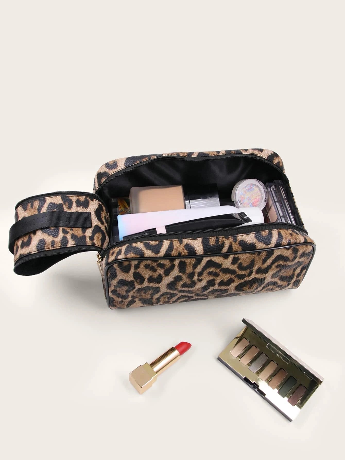 Leopard Cosmetic Bag