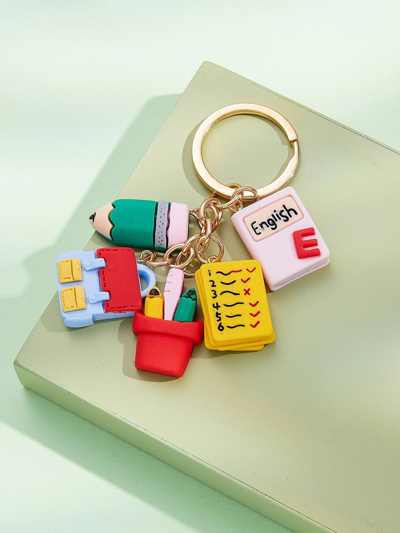 Colorful Teacher Keychain