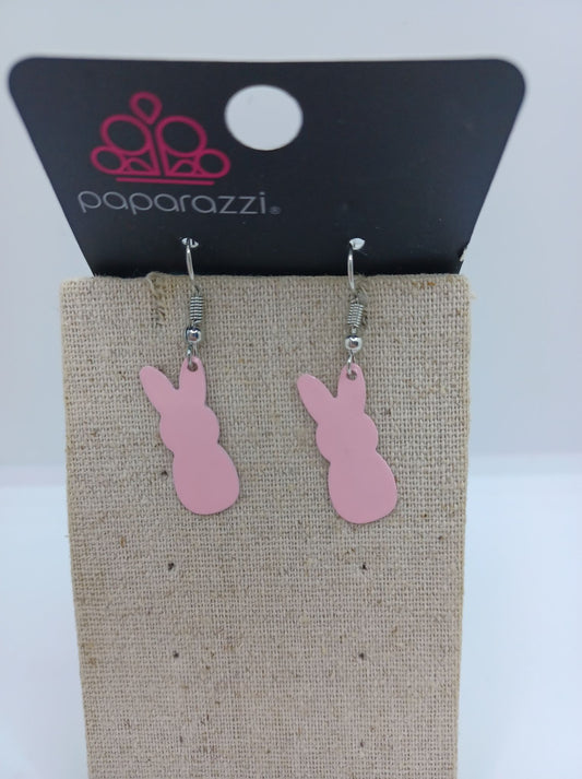 Pink Bunny Rabbit Earrings