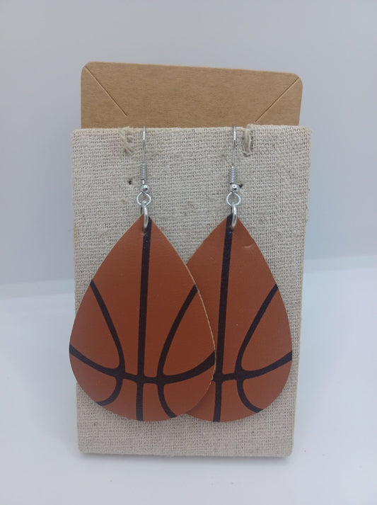 Basketball Earrings