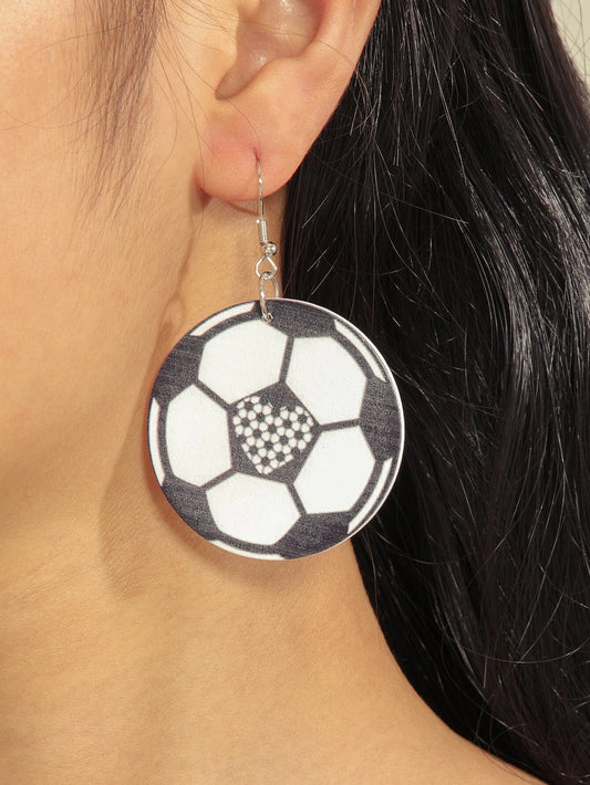 Soccer Earrings